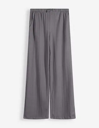 Pantaloni - A nido d'ape - grigio scuro