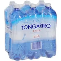 tongariro water natural still Bottles 6x1.5L