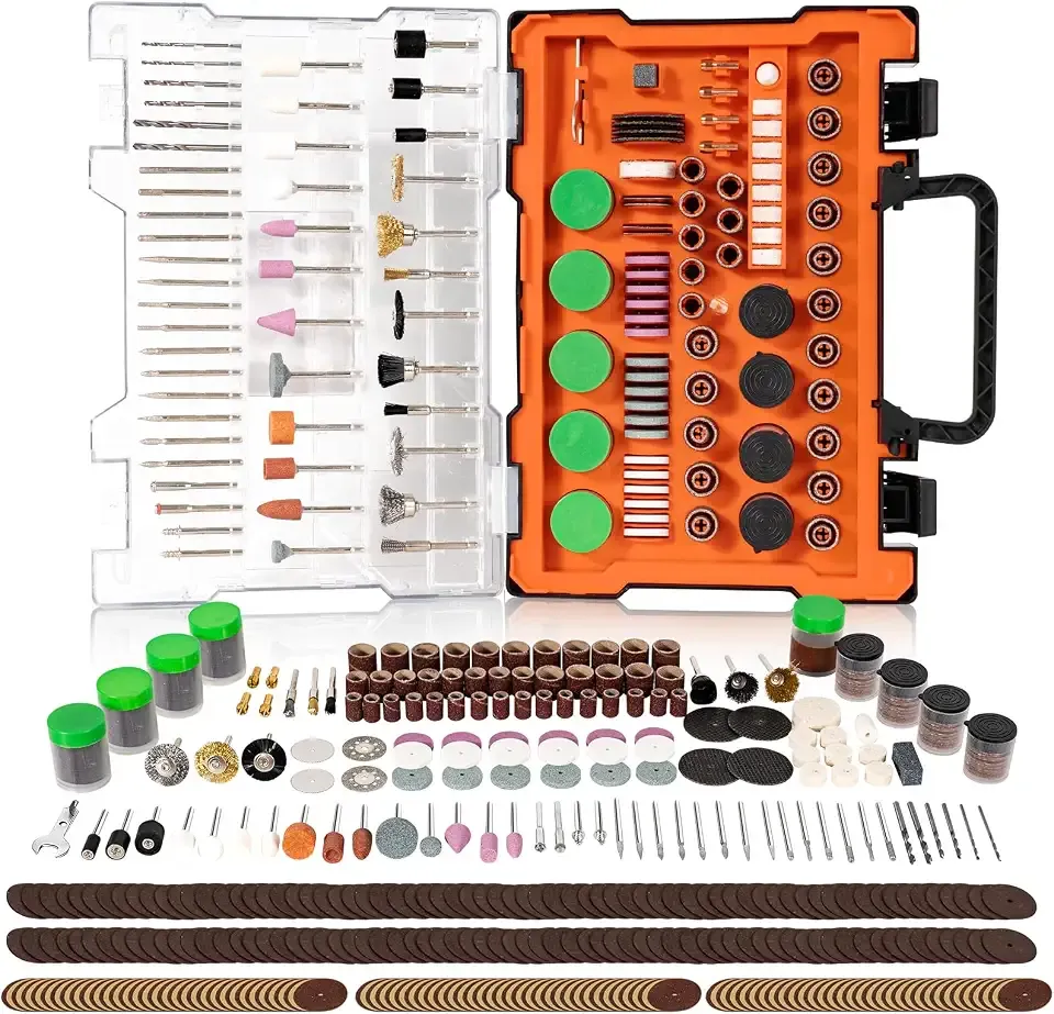 HARDELL 515PCS Rotary Tool Bits Kit, Universal Rotary Tool Accessories Set
