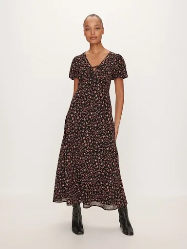 Aster Short Sleeve Midi