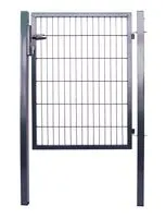 Doppelstabmatten Gartentor ca. 100 x 120 cm - Anthrazit