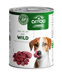 arriba mit Wild für Hunde 6 x 800 g