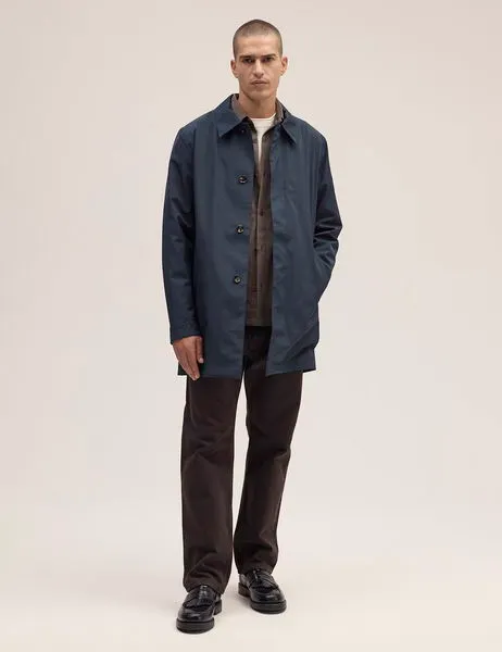 Kim 8240 Lightweight Technical Coat Navy Blue