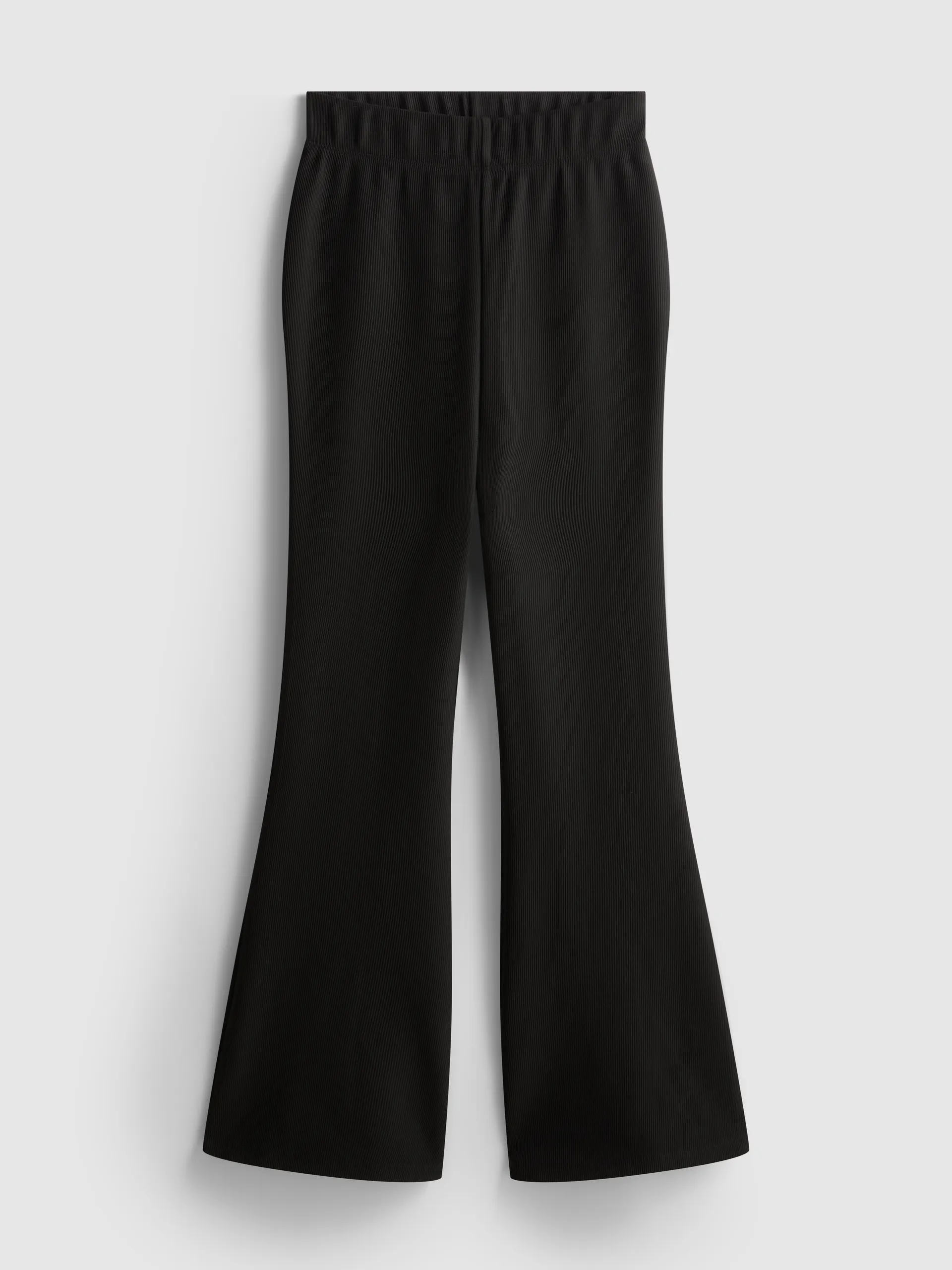 18-15 ans | Legging évasé en tissu Ottoman texturé