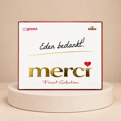 Merci | Bedankt met eigen naam | 250g