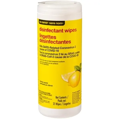 Lemon Scent Disinfectant Wipes