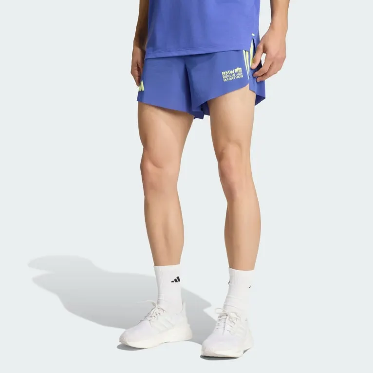 BMW BERLIN-MARATHON 2026 ADIZERO RUNNING SPLIT SHORTS, herre