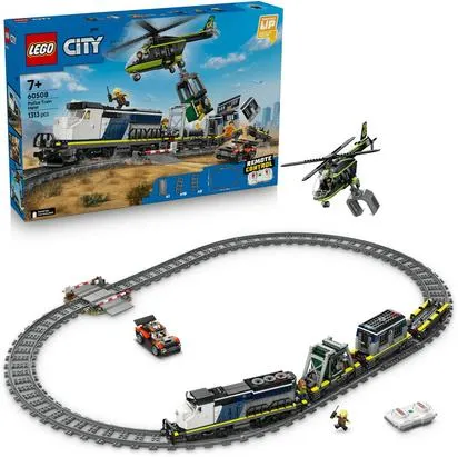 LEGO®CITY 60508 LE BRAQUAGE DU TRAIN DE POLICE