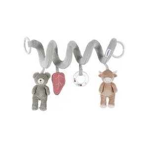 Spirale d'activités en veloudoux Fluffy & Orso vert