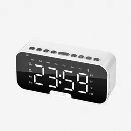 BT Clock Speaker, White, with FM Radio