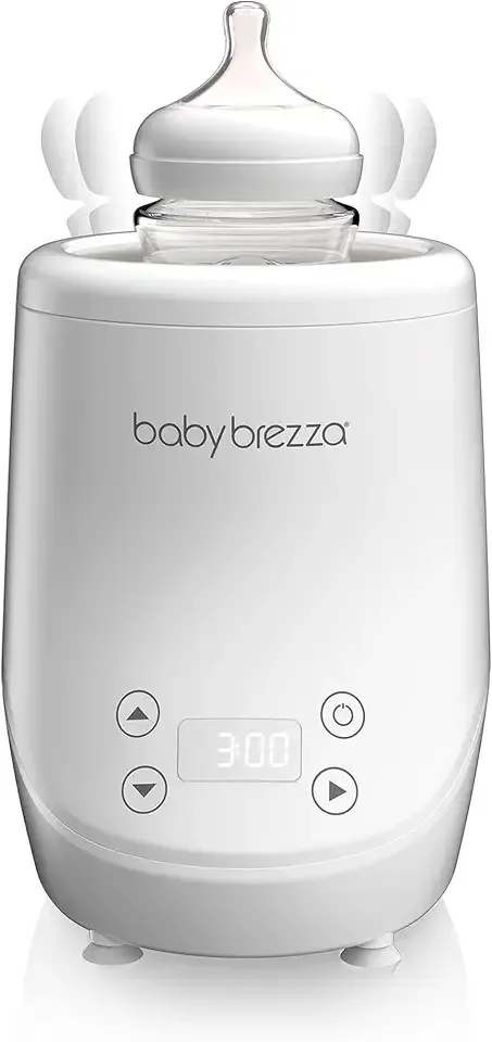 Baby Brezza AirSwirl Waterless Baby Bottle Warmer - Safely Warm Breastmilk + Formula - Bottles Stay Dry + Nutrients are Protected - Works with Nearly All Bottles
