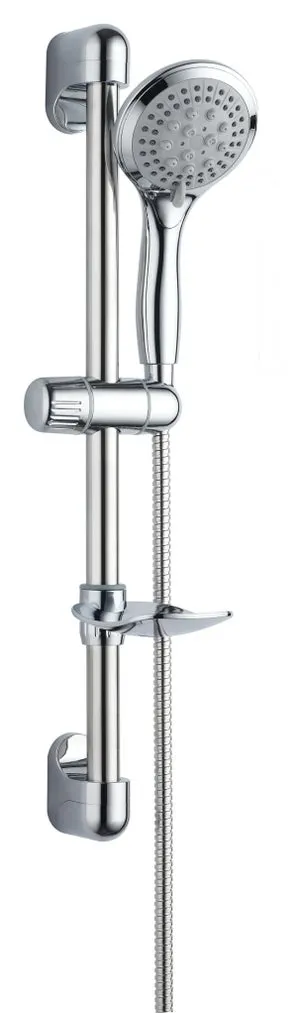 Alcachofa de ducha + flexo + barra EDOUARD ROUSSEAU Three + 2 cromo con 5 funciones