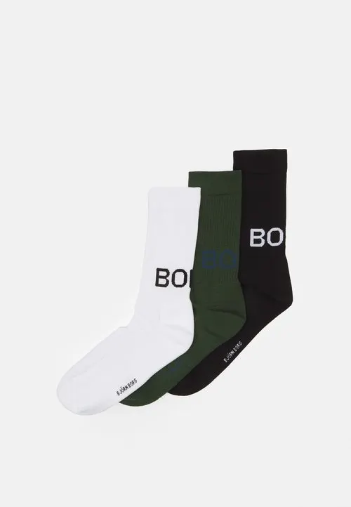 CORE CREW UNISEX 3 PACK - Sokker - black/white