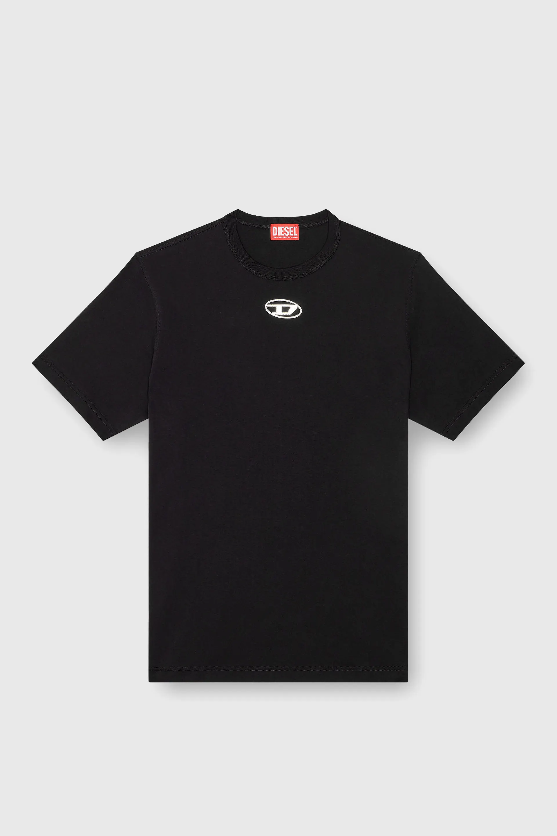 T-shirt with metallic Oval D