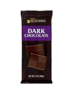 DG Literacy Dark Chocolate Bar, 3.5 oz