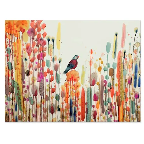 Joie De Vivre' Cottage Premium Canvas Wall Art - 44X34