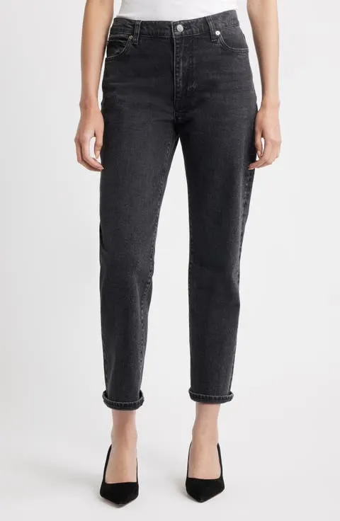 The Borrowed Mid Rise Boyfriend Jeans (Deco)