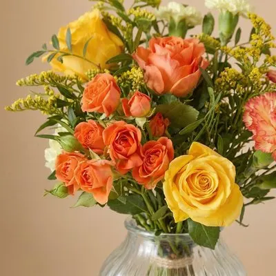 Brievenbusbloemen | Boeket Zonnig