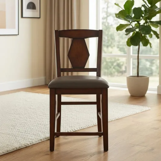 Tuscan Hills 42" Diamond Back Pub Chair (1-Piece) by Vilo Home - Brown