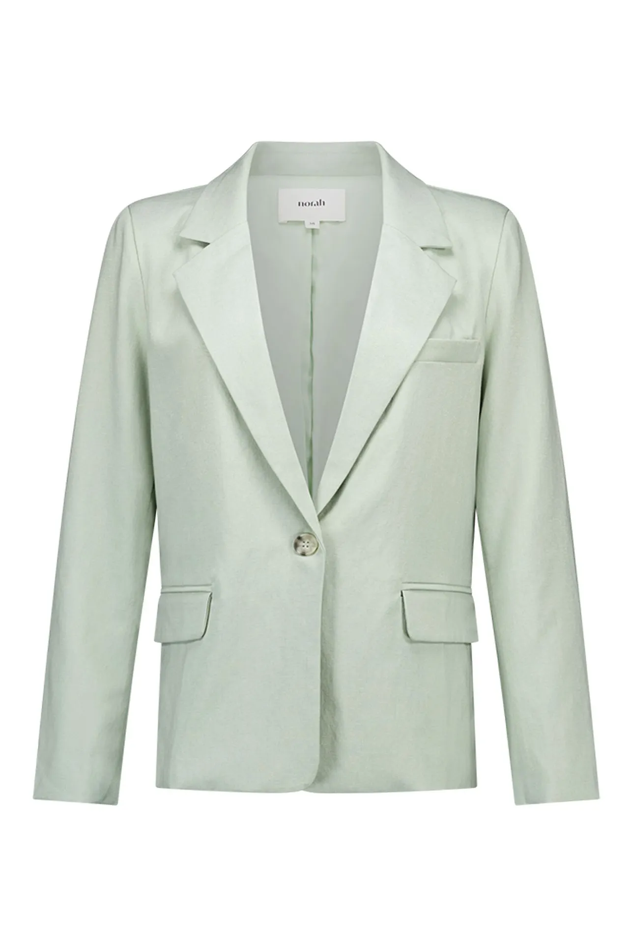 Bodine blazer | Pastel groen | Glans