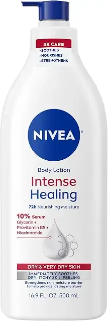 NIVEA Intense Healing Body Lotion, 72-Hour Moisturizing Lotion,16.9 FL OZ
