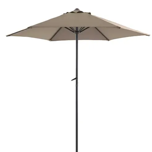 Sonnenschirm - braun - Ø 250 cm