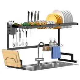 Ovela Over Sink Dish Drying Rack (85cm)