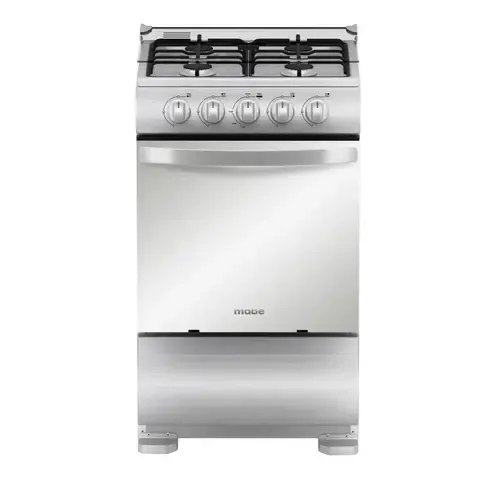 Cocina de Piso a Gas 4 Hornillas Mabe TX5110P2 Inox