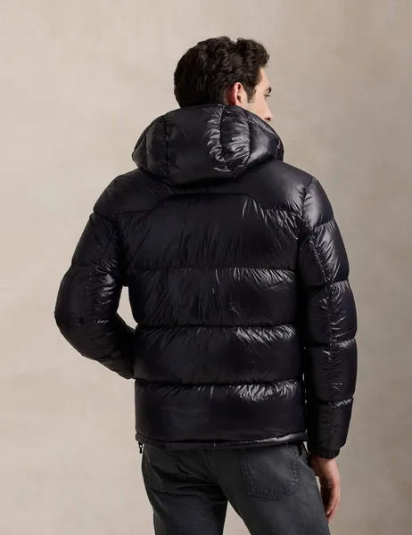 Gorham Hooded Jacket Shiny Black