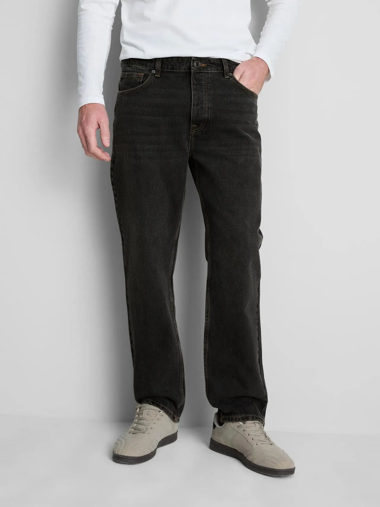 Jean slim à taille mi-haute