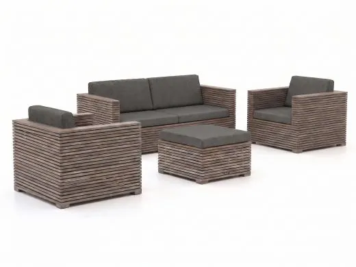 ROUGH-C stoel-bank loungeset 4-delig