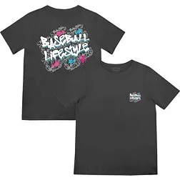 Baseball Lifestyle 101 Boys' Graffiti Crown Shirt
