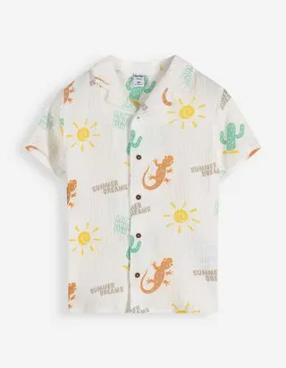 Camicia - Mussola - Bianco sporco