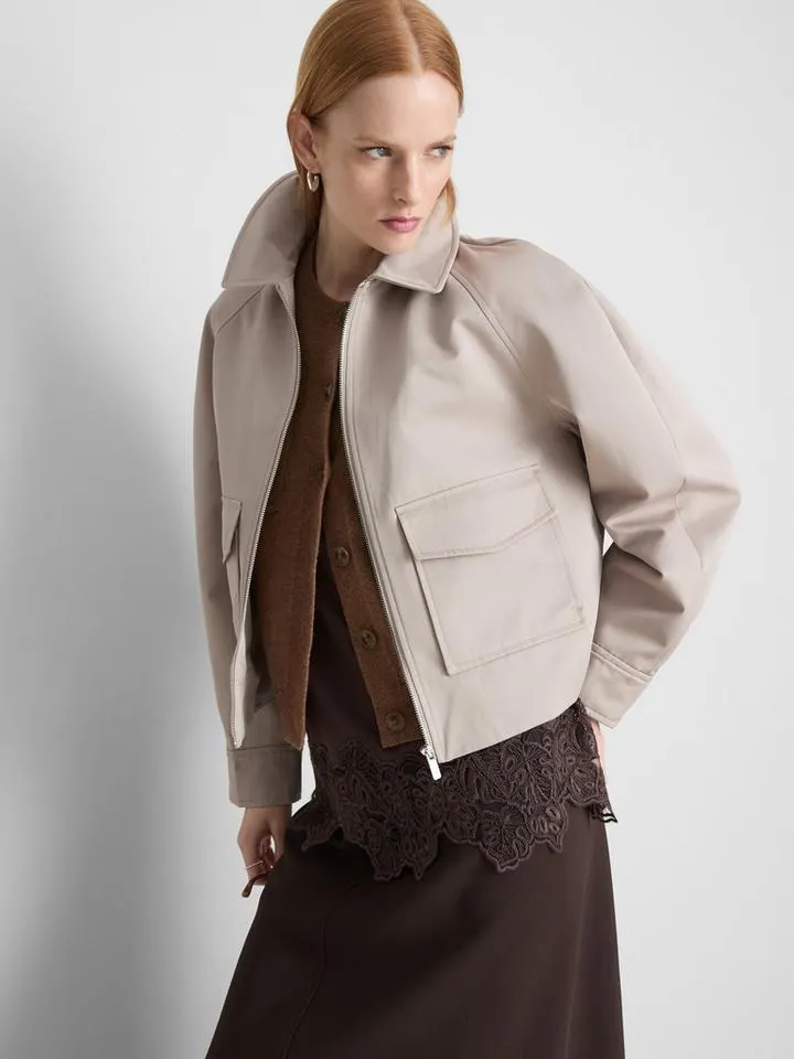 Veste courte à poche plaquée The Edit