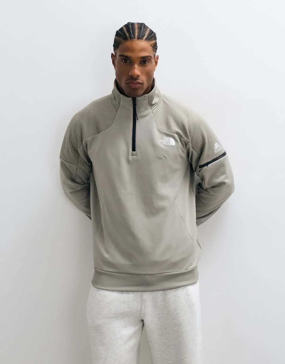 The North Face Mountain Atheltics 1/4 zip fleece in grey