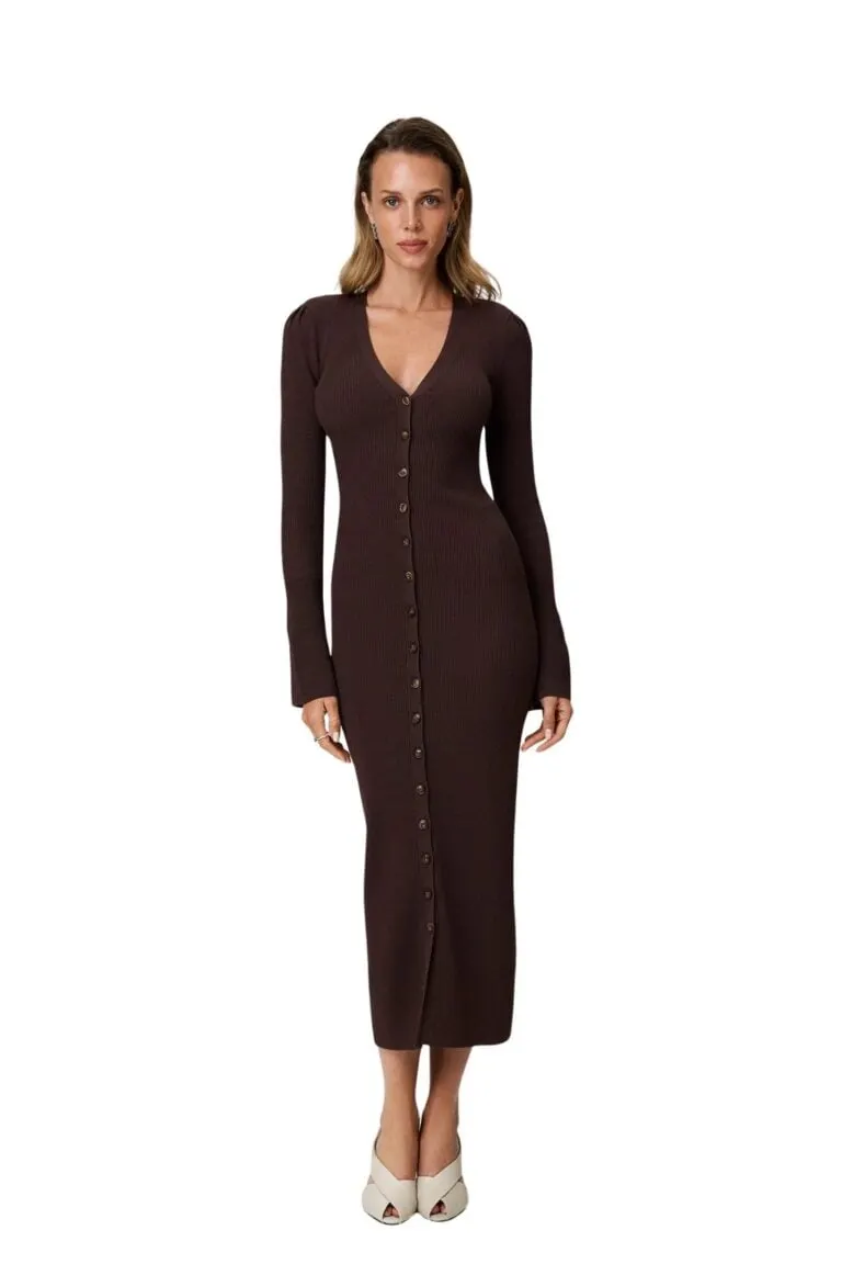Milano Dress - Brown