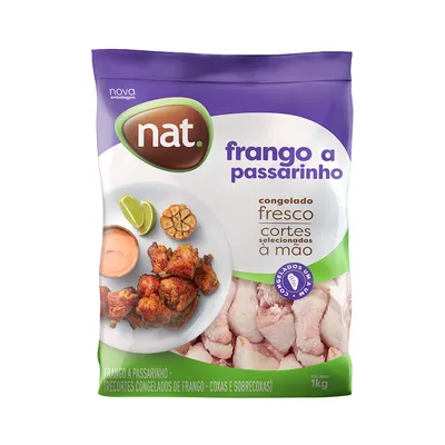 frango a passarinho natural congelado 1kg