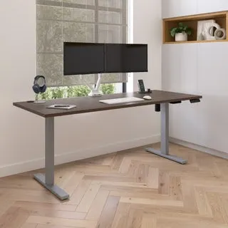 Upstand Plus 72” Height Adjustable Desk with Charging Station