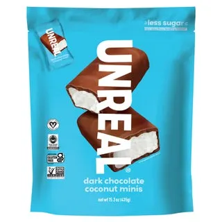 UNREAL Dark Chocolate Coconut Minis, 15.3 oz