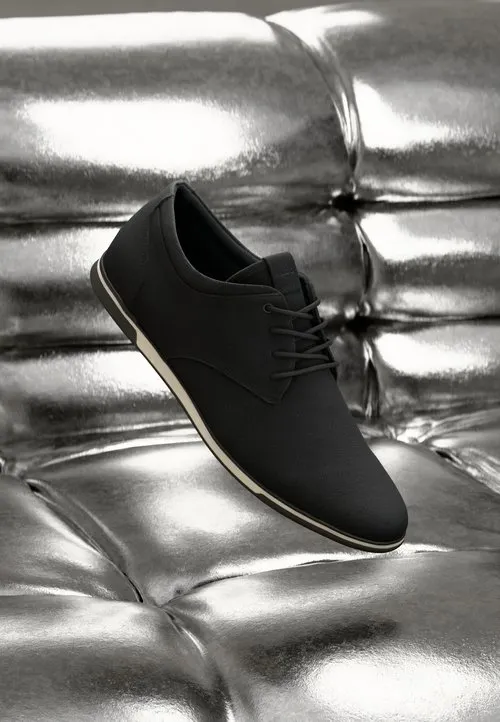 HERON - Casual snøresko - black