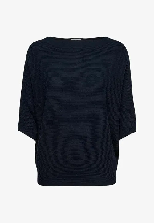 JDYNEW BEHAVE BATSLEEVE - Strikkegenser - sky captain