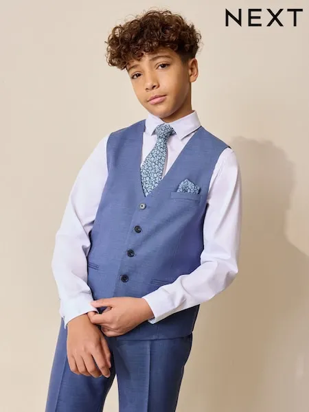 Blue Waistcoat (3-16yrs)