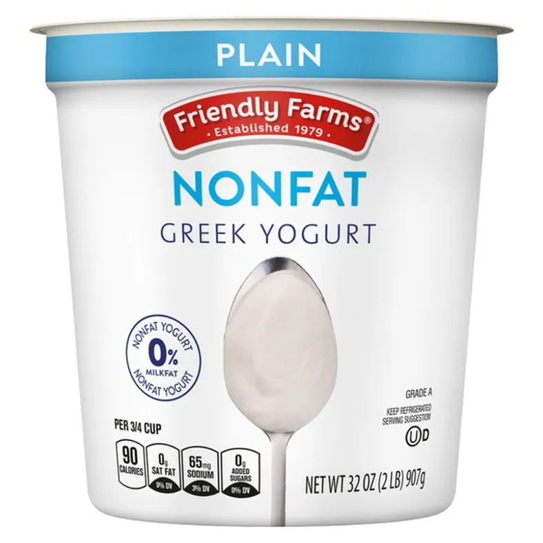 Friendly Farms Nonfat Plain Greek Yogurt