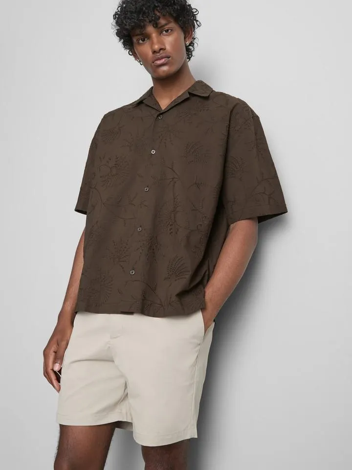 Chemise décontractée brodée The Edit