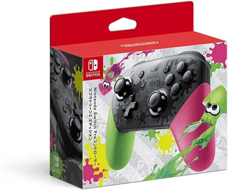 Nintendo Switch Splatoon 2 Japanese Import Pro Controller [Nintendo]