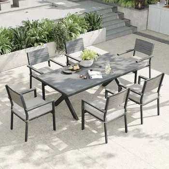 Sirio Colonial 7-piece Outdoor Patio Dining Set