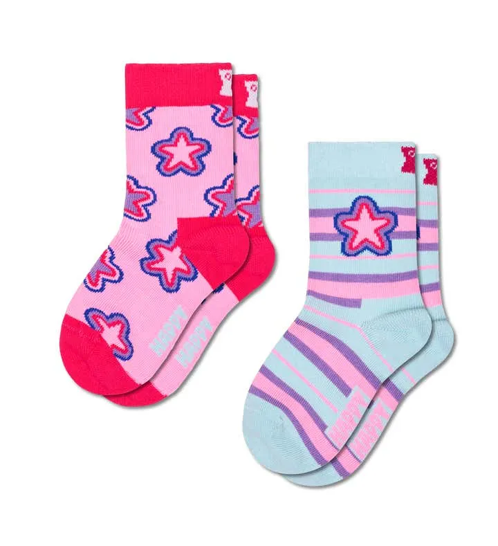 Kids 2-Pack Star Stripe Socks