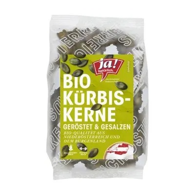 Ja! Natürlich Kürbiskerne Natur geröstet & gesalzen