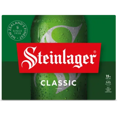 Steinlager Classic 330ml 15 Pack Bottles
