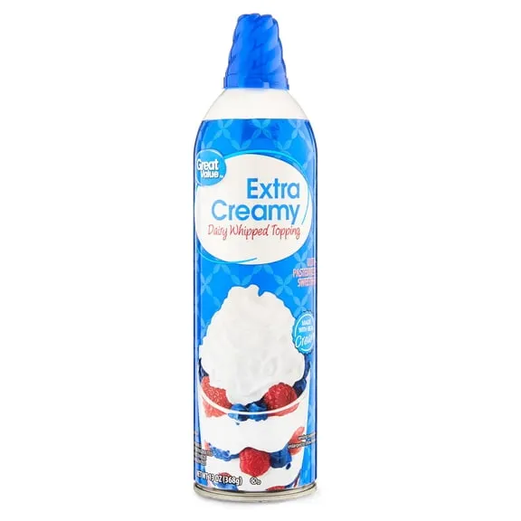 Rollback, Great Value Extra Creamy Dairy Whipped Topping, 13 oz $2.56 Was $2.87 19.7 ¢/oz